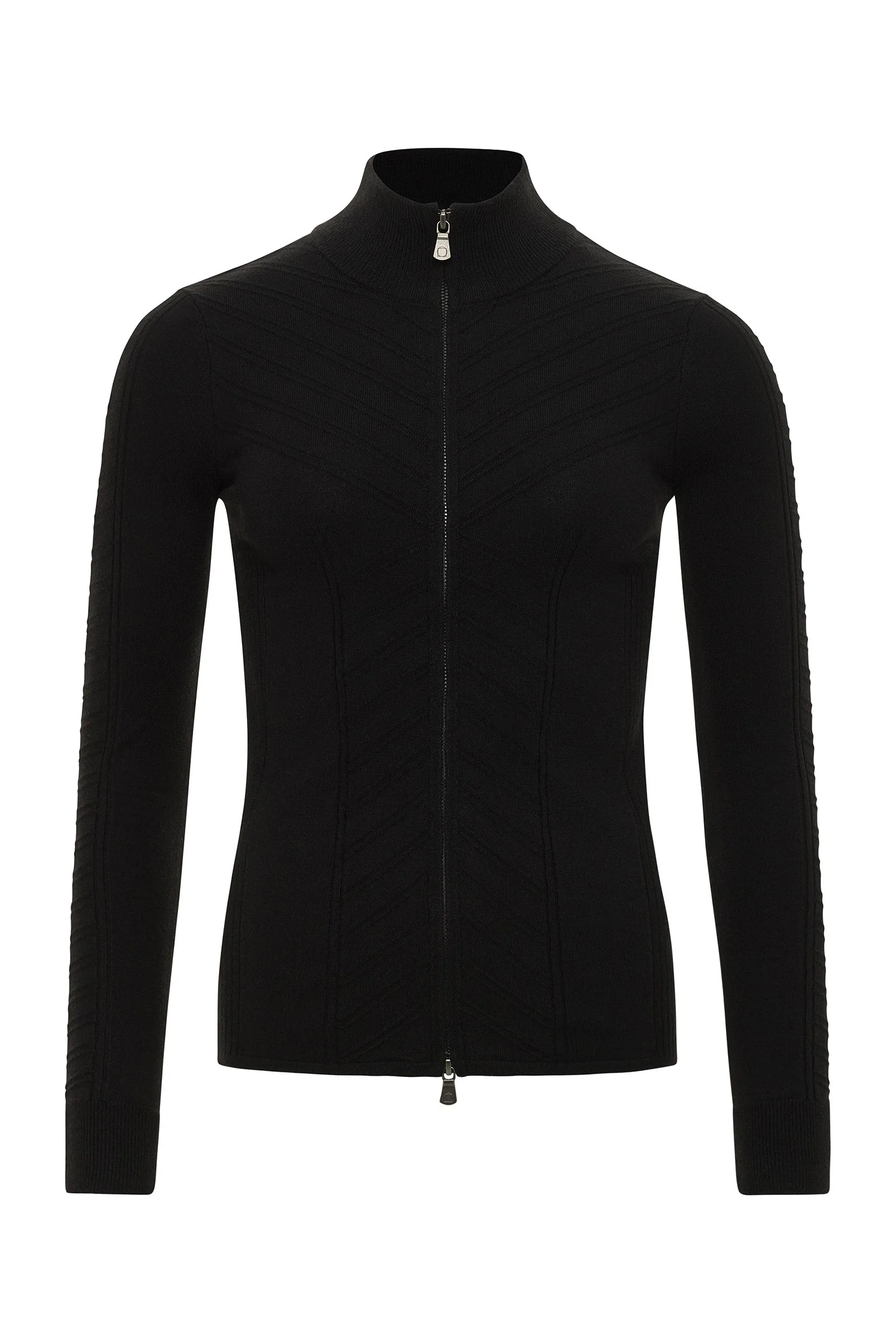 Noelle Sweater Zip Up Top - Image 7