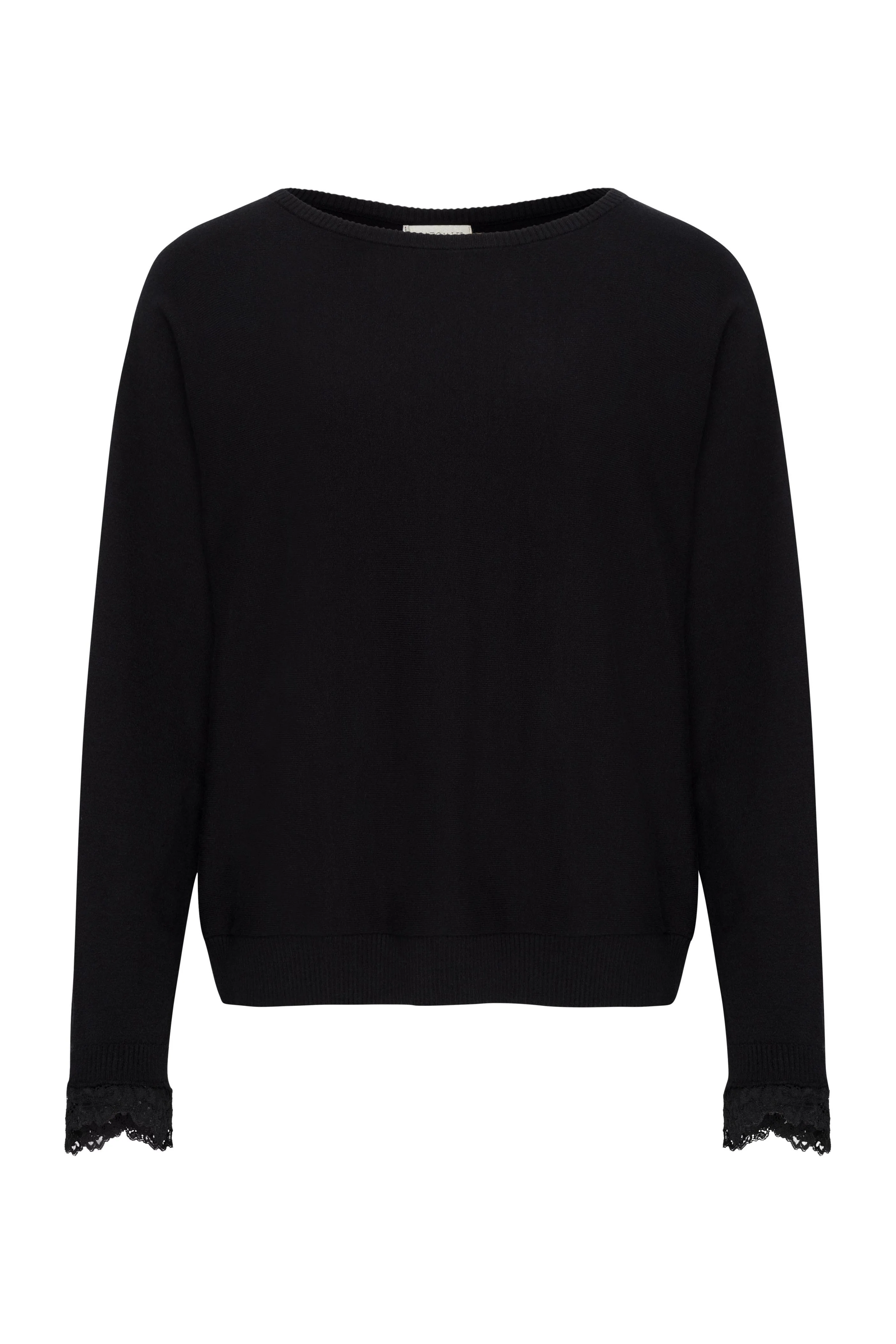 Passion Sweater Knit & Lace Crewneck with Back - Image 6