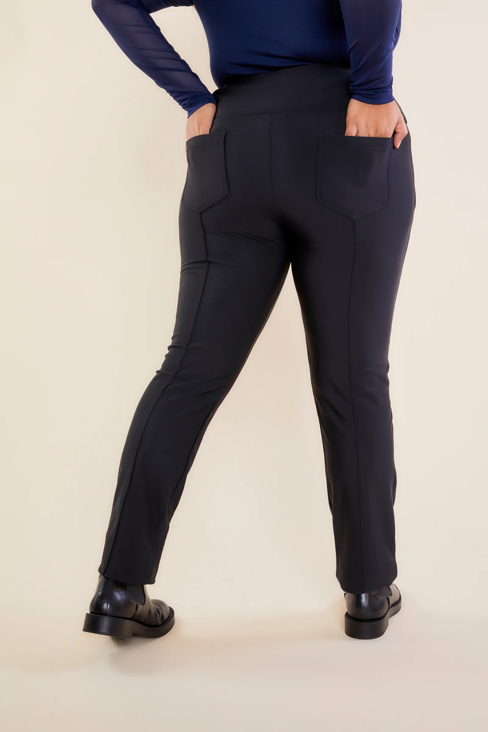 Sonia Cozy Fleece-Lined High Rise Pant - Image 4