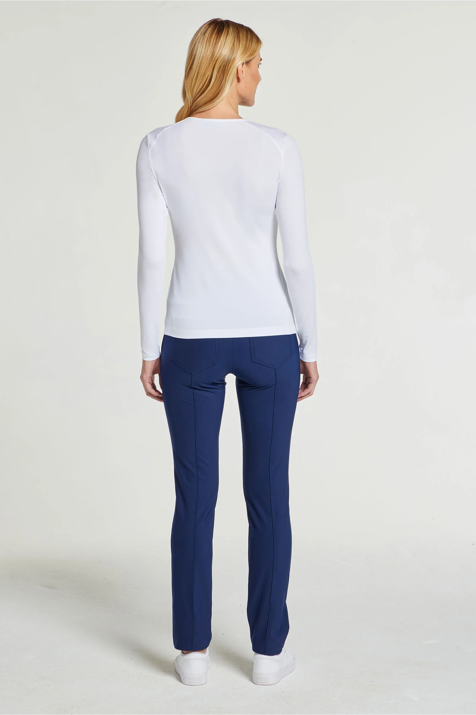 Tony Pima Cotton Long-Sleeve Top - Image 5